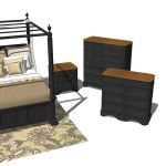 Traditional Bedroom Set 01 PART 2. Dressers and Ni...