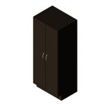 2 Door Storage Cabinet with Adjustable Shelves