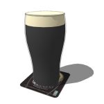 Pint glass of Guinness - cheers!