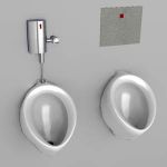 Urinal by Toto...top and back inlet versions