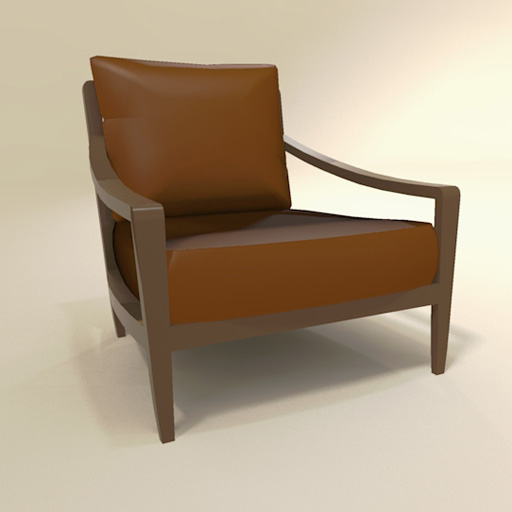340 Low Lounge Chair 3D Model - FormFonts 3D Models & Textures