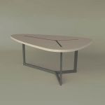 Seven table by B&B Italia; so named because th...