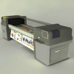 HP LX 800 large format printer; with and without p...