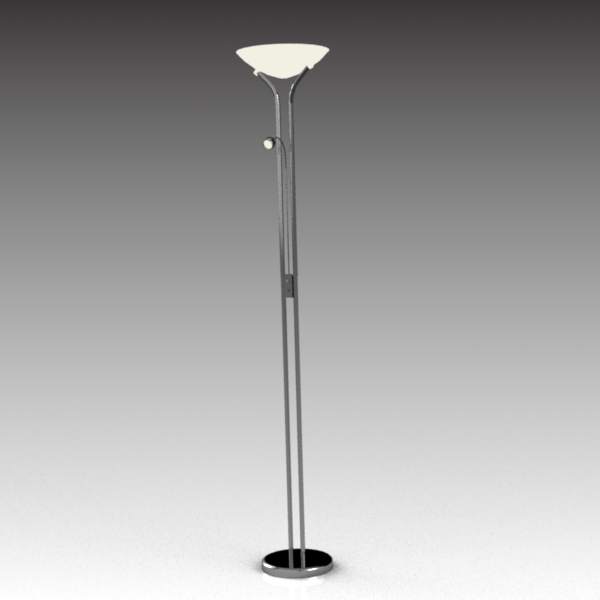 Mother and son dual halogen floor uplighter. Appro.... 