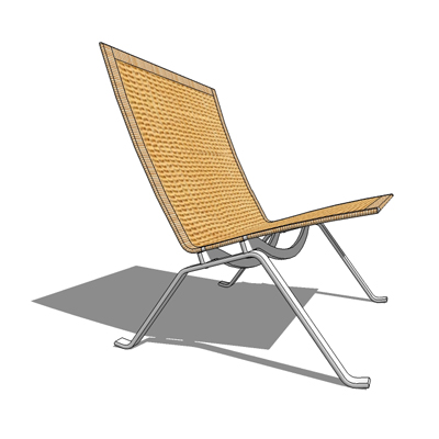 PK22 easy chair in wicker by Fritz Hansen, designe.... 