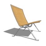 PK22 easy chair in wicker by Fritz Hansen, designe...