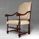18th century french burlap chair