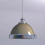 Clemson pendant lamp. 14" diameter.