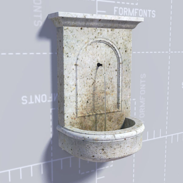 Portico Wall Fountain. 