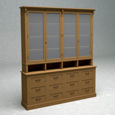 Apothecary display cabinet from Restoration Hardwa.... 