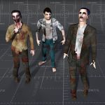 Generic Male Zombies.
