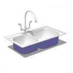 Double your washing pleasure with this stainless s...