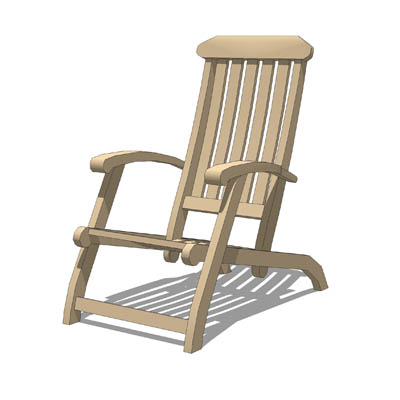Folding wooden garden chair for relaxing with a dr.... 