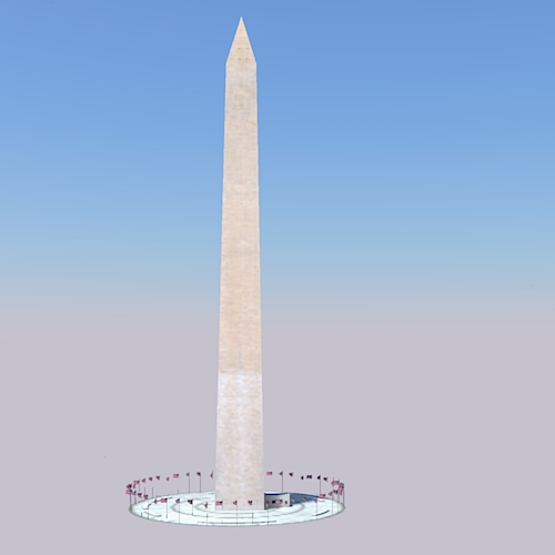 The Washington Monument...geo-located file, comple.... 