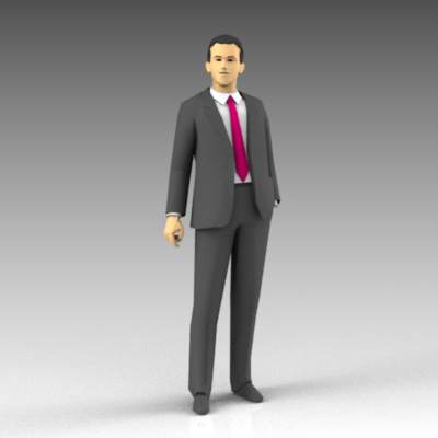 Sample of typical low-poly male 
figure. For eval.... 