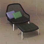 Vitra Slow Chair (includes 
ottoman)