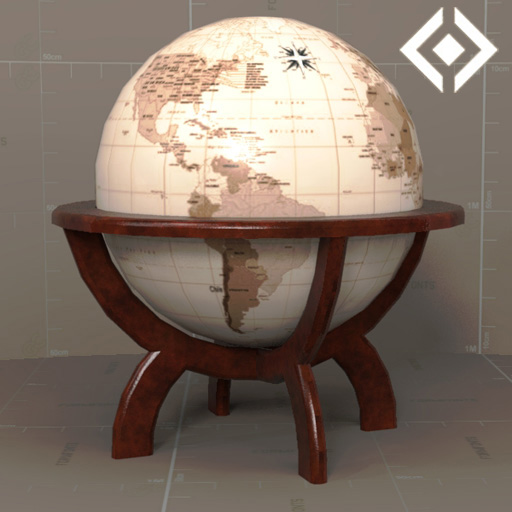 Vintage World Globe. 