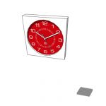 House plastic wall clock by Habitat. note - the in...