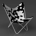 Butterfly chair. Known usually as the BKF chair (f...