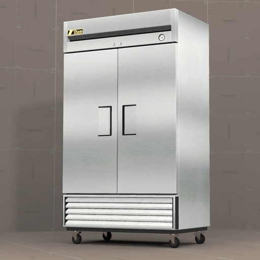 TRUE T43 Refrigerator - Revit Format Added. 