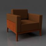 Cumberland Alia Wood set of armchair and 2 and 3 s...