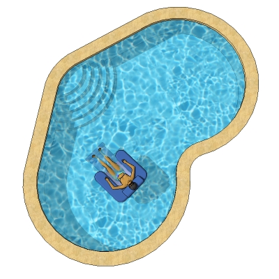 Heart-shaped pools in three sizes...16 x 25, 19 x .... 
