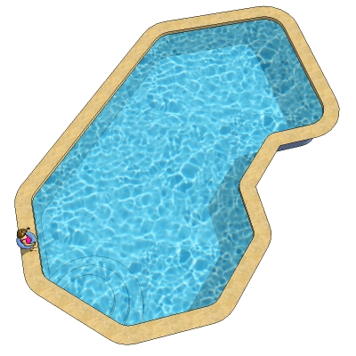 Tech C shaped pools. 16 x 30 and 18 x 35ft. Remova.... 