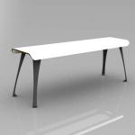 Barcelona Curve bench in 3 lengths... to match sim...