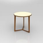 Curio side table in a variety of tops. Diameter 19...