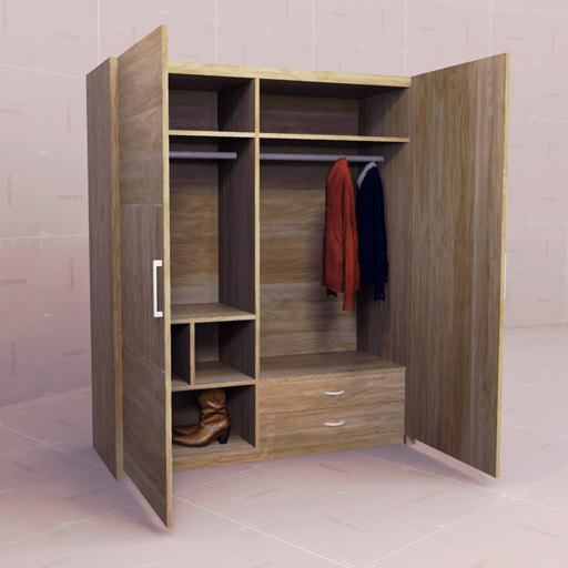 Generic Wardrobes with dynamic 
doors.. 