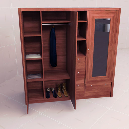 Generic Wardrobes with dynamic 
doors.. 