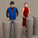 Generic models of two 
percussionists