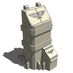 Space Marine Tech Center building. For use in 2D R...