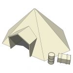 Imperial Guard Tent. For use in 2D RTS games. Feat...