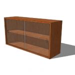 1960s wood-glas cabinet