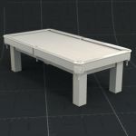White Pool Table