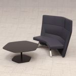 Keilhauer Talk high back 2 seater 
lounge height ...
