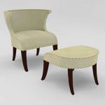 Flirt occasional chair and footstool 
from Hancoc...