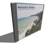 CD single with Britten-cover, showing the ruins of...