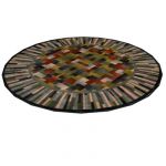 Chinese hand tufted 100% wool rug
diameter approx...