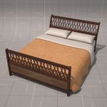 Wooden Trellis Bed