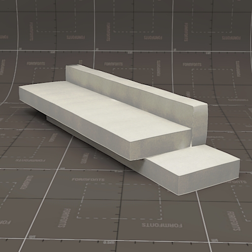 Cantilevered sofa by Paulo Kobylka. 
