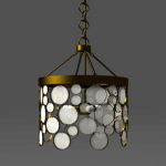Emery recycled glass pendant lamp 
from Pottery B...
