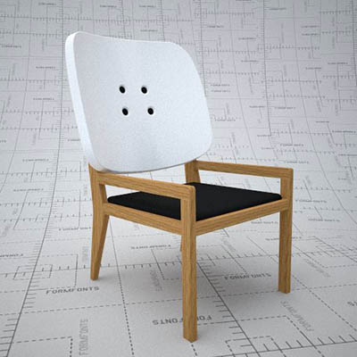 Manga chair by Gam Fratesi for Swedese. 2014. 