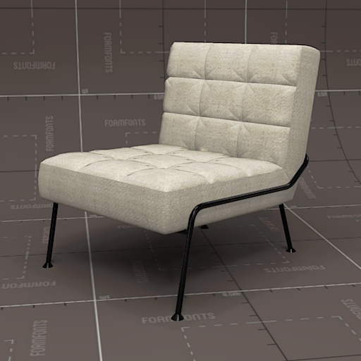 West Elm Oswald Tufted Slipper Chair. 