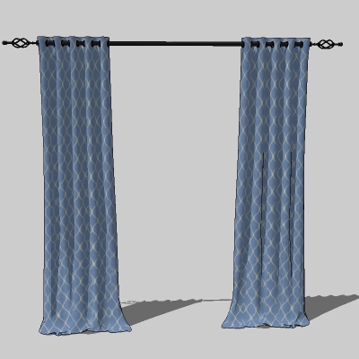 Generic, adjustable drapes, currently set to a 90&.... 