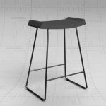 Stell-legged stools from the Jefferson range by Sk...