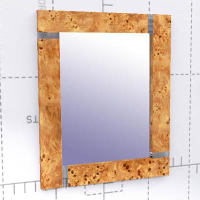 The Bond wall mirror from Jonathan Adler. Mirrored.... 