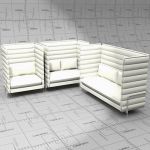 Vitra Alcove highback seating in 3 configurations....