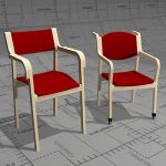 Salus chairs for senior citizens, frame bent birch...